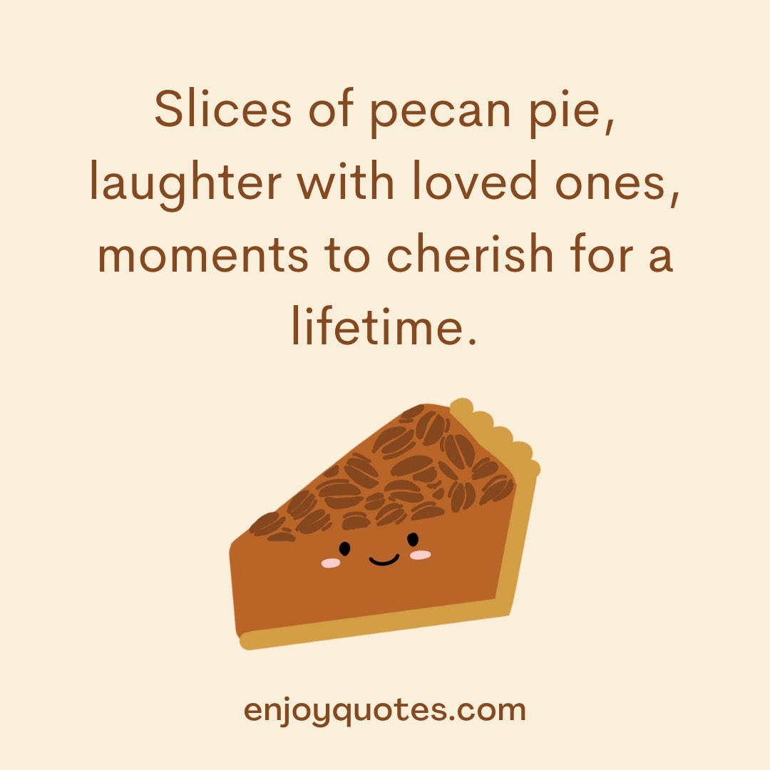 Nothing beats the aroma of freshly baked pecan pie straight from the oven.